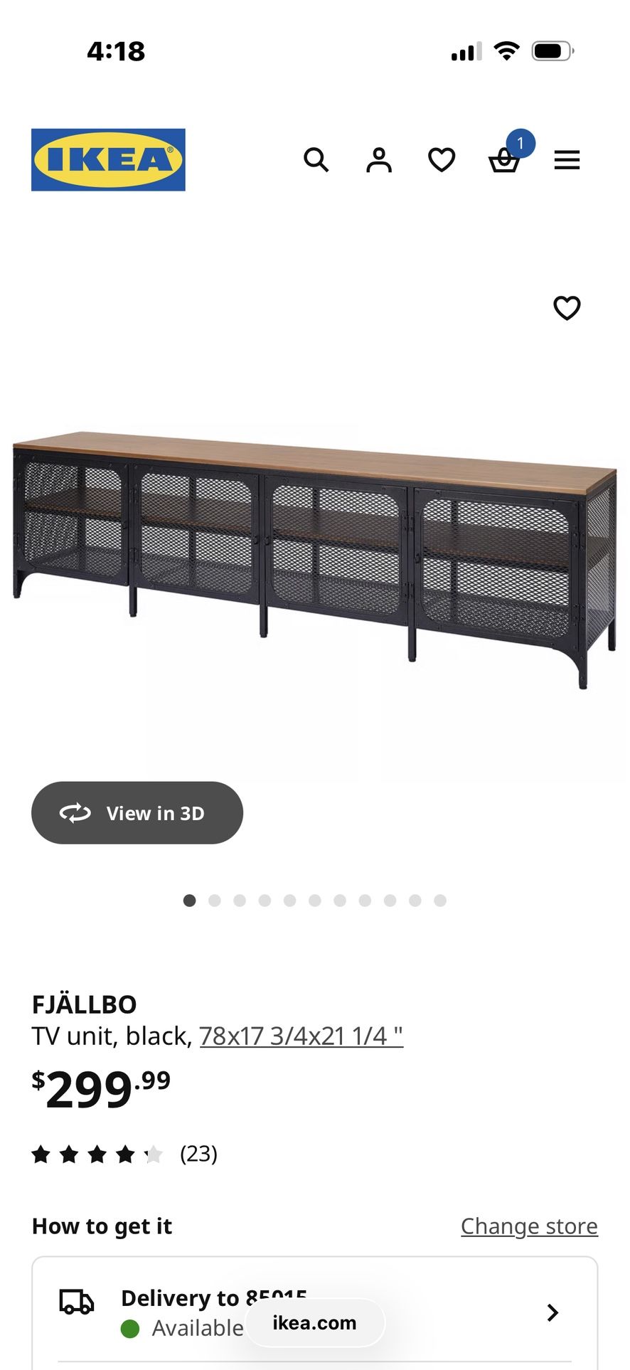 TV Stand Unit / Mueble De Unidad Televisor