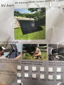 Rv Shade Screen. 25 Dollars