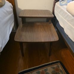 two-tier step end table 