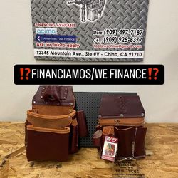 (5092)OCCIDENTAL LEATHER PRO Drywall Set(POUCHES ONLY) **(FINANCIAMOS/WE FINANCE)**