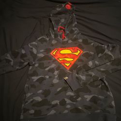 Superman DC Bathing Ape Hoodie 