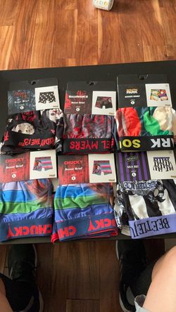 Horror & Pop Culture Boxer Briefs Bundle – Size Large