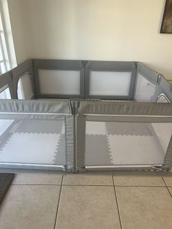 Extra Large Play Yard With Mats