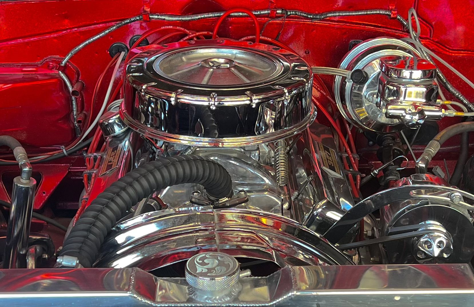 Chrome Chevy Air Cleaner 283 327 350 Impala