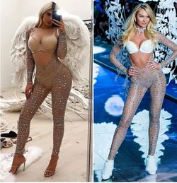 Lavish Bedazzle Angel Body Suite