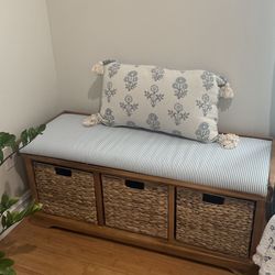 Storage corner bench
