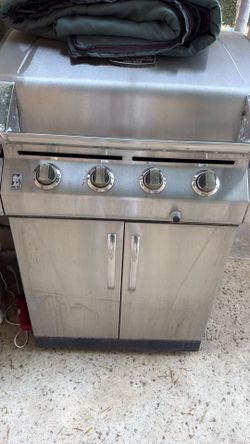 Char-Broil Commercial Series 3-Burner Stainless Steel Gas Grill – Great Working Condition