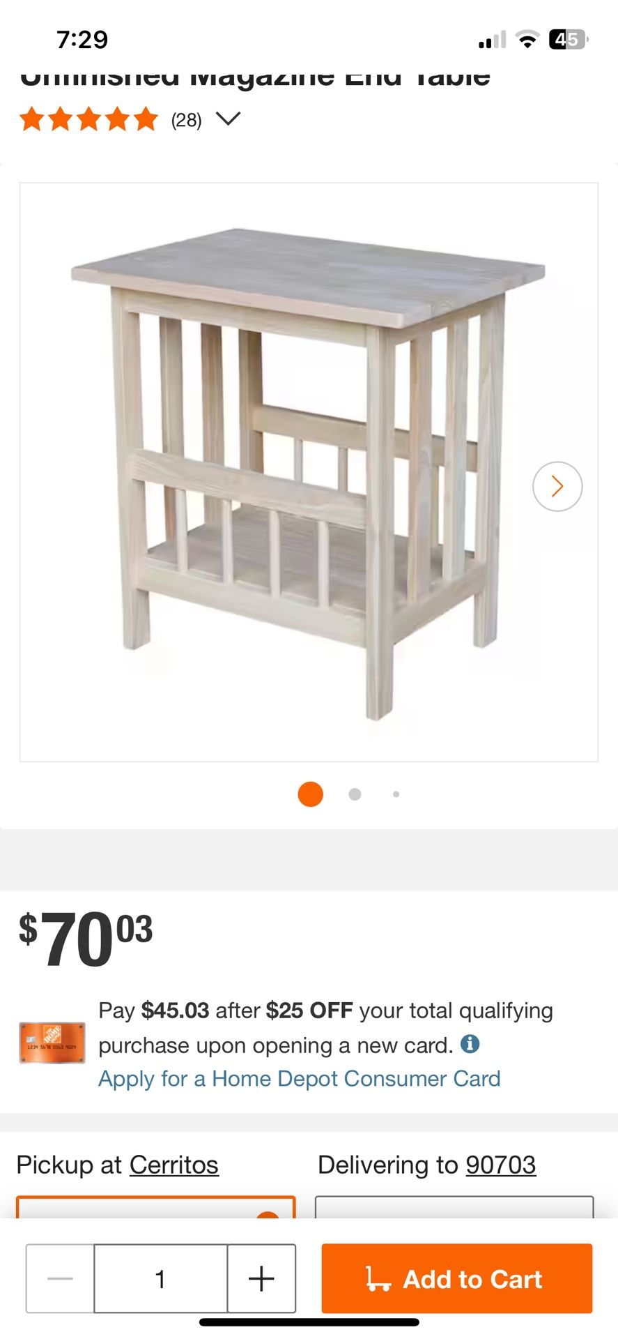 Magazine Table Organizer