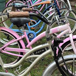 BEACH CRUISERS FROM $35 Up To $70 I Have Two 24” wheels For 5’ Rider
