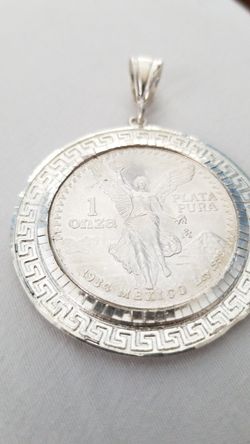 Sterling silver 925 Centenario 1 Onza pura plata.