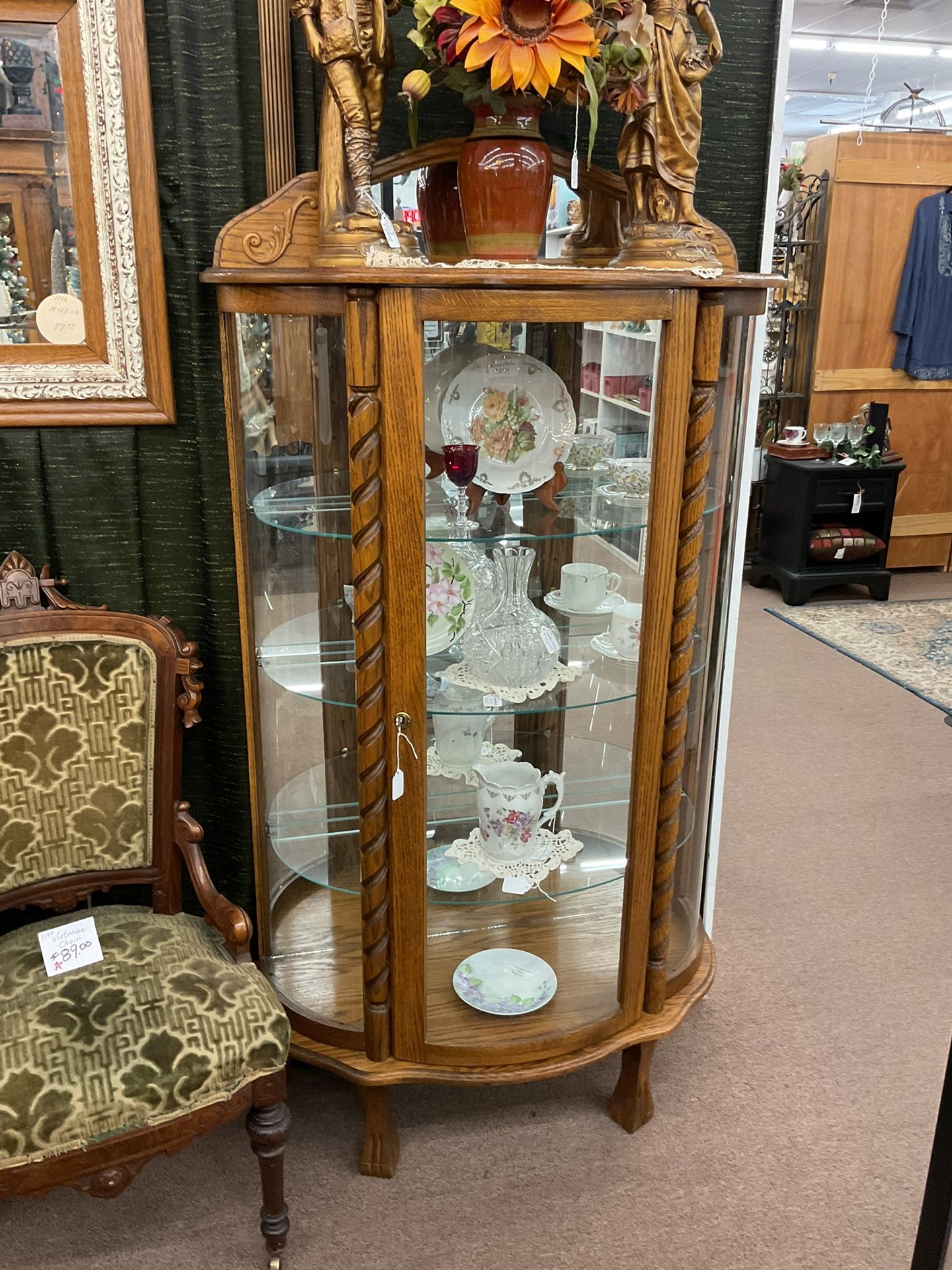 Curio Cabinet Lights Up