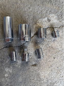 SK AND CRAFTSMAN SOCKETS 7 PCS