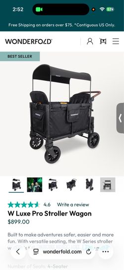 W. Luxe Pro Stroller Wagon