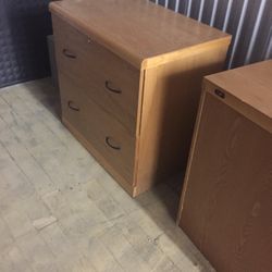 File Cabinet 2 Drawer Wood