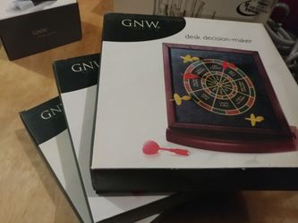 3 Magnetic Decision maker dart board, Gift,  White Elephant