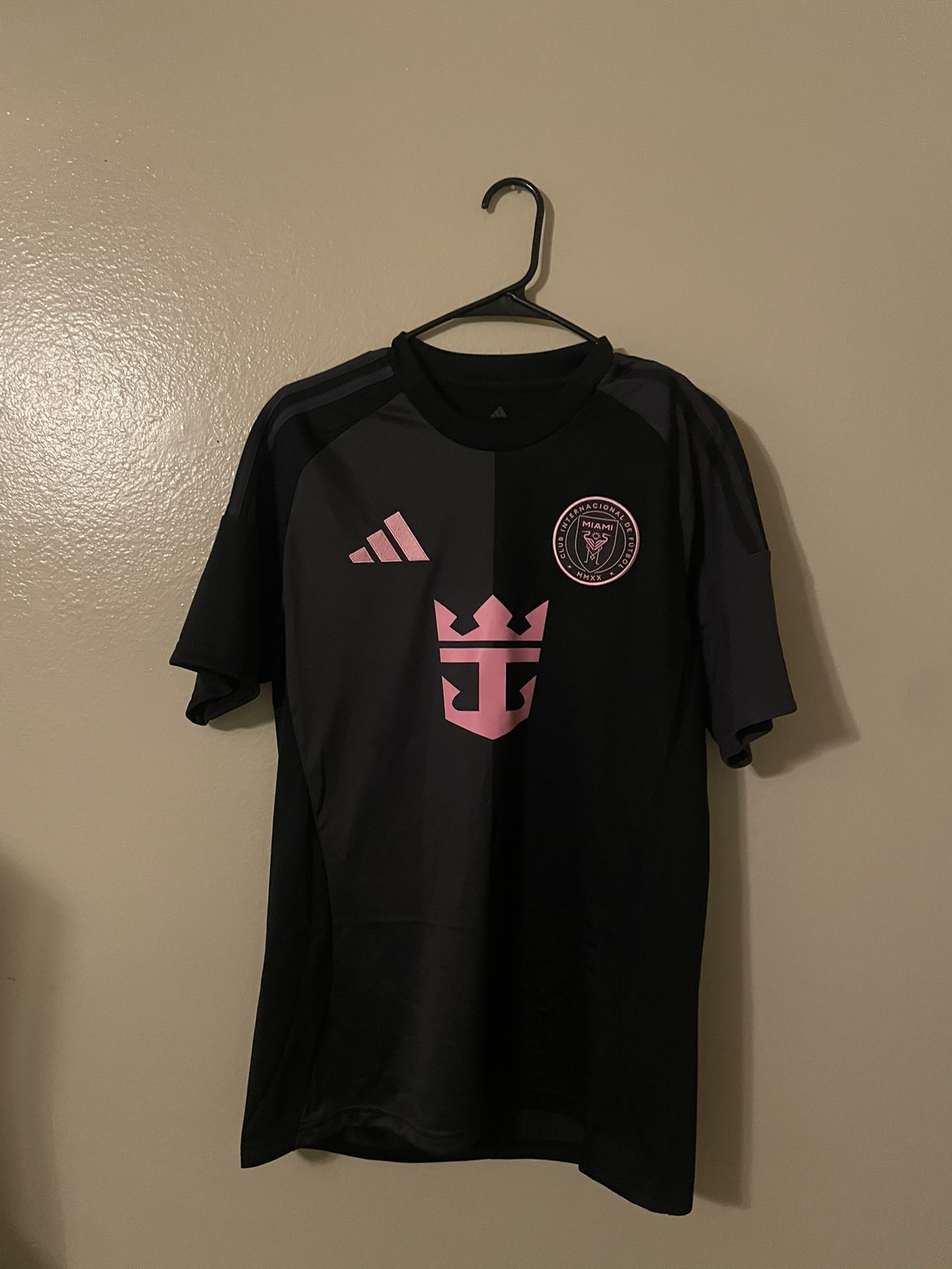 Men's Inter Miami CF Lionel Messi Adidas Black 2025 Soccer Jersey Size Medium