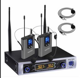 UHF Wireless Lavalier & Headset Microphone System