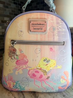 Loungefly SpongeBob Pastel Jellyfishing mini backpack loungefly