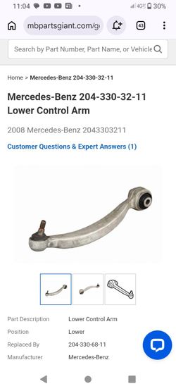 Mercedes -Benz  CONTROL ARMS 2008-2020