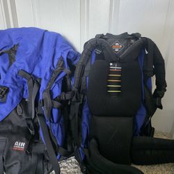 2 Blue Backpacking Packs. Only Used Once