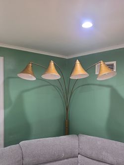 4 light floor dimming floor lamp