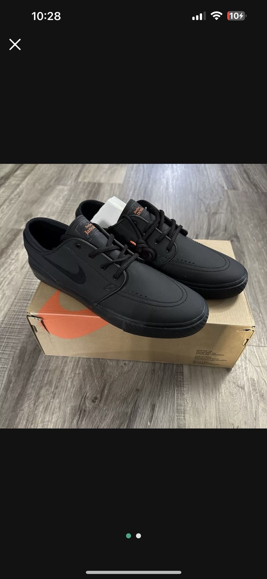 NIKE SB Zoom Janoski OG+ ISO Triple Black 10.5