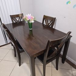 Hermoso 💚 Comedor 4 Sillas 