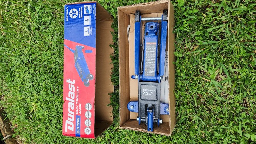 Duralast 2.5 Ton SUV Trolley Jack — Brand New in Box