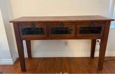 Entryway table/console cherrywood $50 OBO