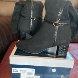 New! Women’s Black Karen Scott  Dress Boots Size 8.5