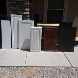 Used White Or Brown Cabinet Doors Only $7-$9 Each See All Photos Read Description 