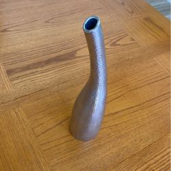 Hammered Metal Vase