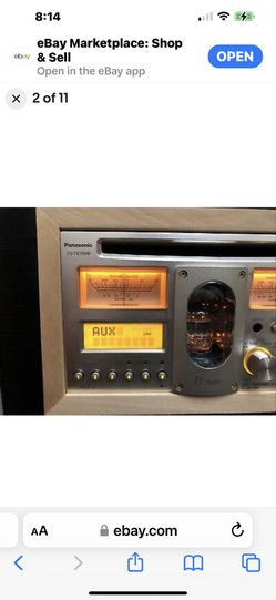 Panasonic CQ-TX5500 Car Audio Vacuum Tube CD MP3 Operation