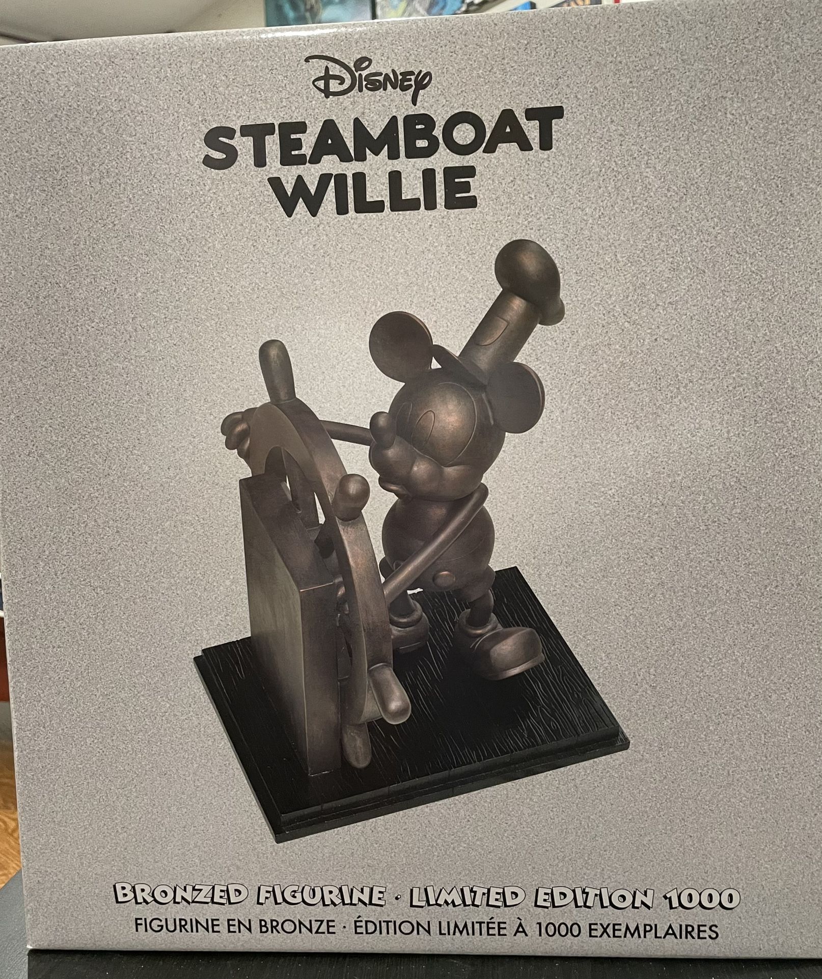 Steamboat Willie Bronzed Figurine