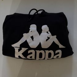 Black Kappa Hoodie Size Small 