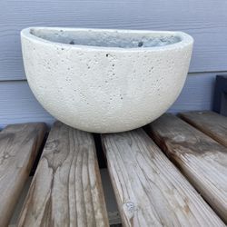 Cement Wall Pot 