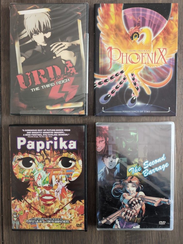 Mixed Anime DVD Films