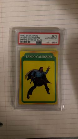 1980 Star Wars Lando Calrissian PSA authentic