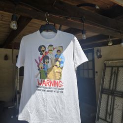 Bobs Burger Womens Size M T-Shirt White