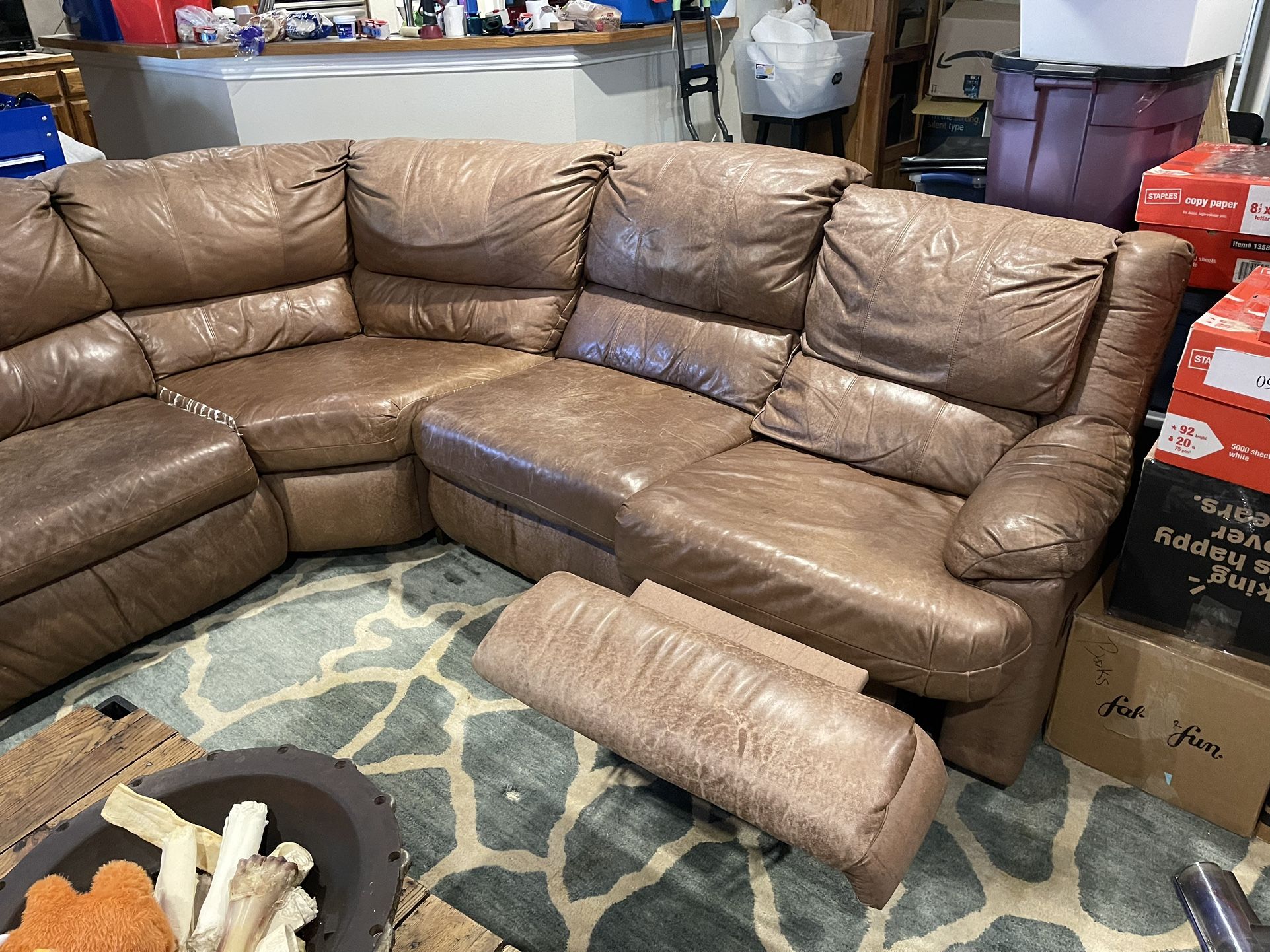 Free Lane Sectional Recliner Sleeper Sofa