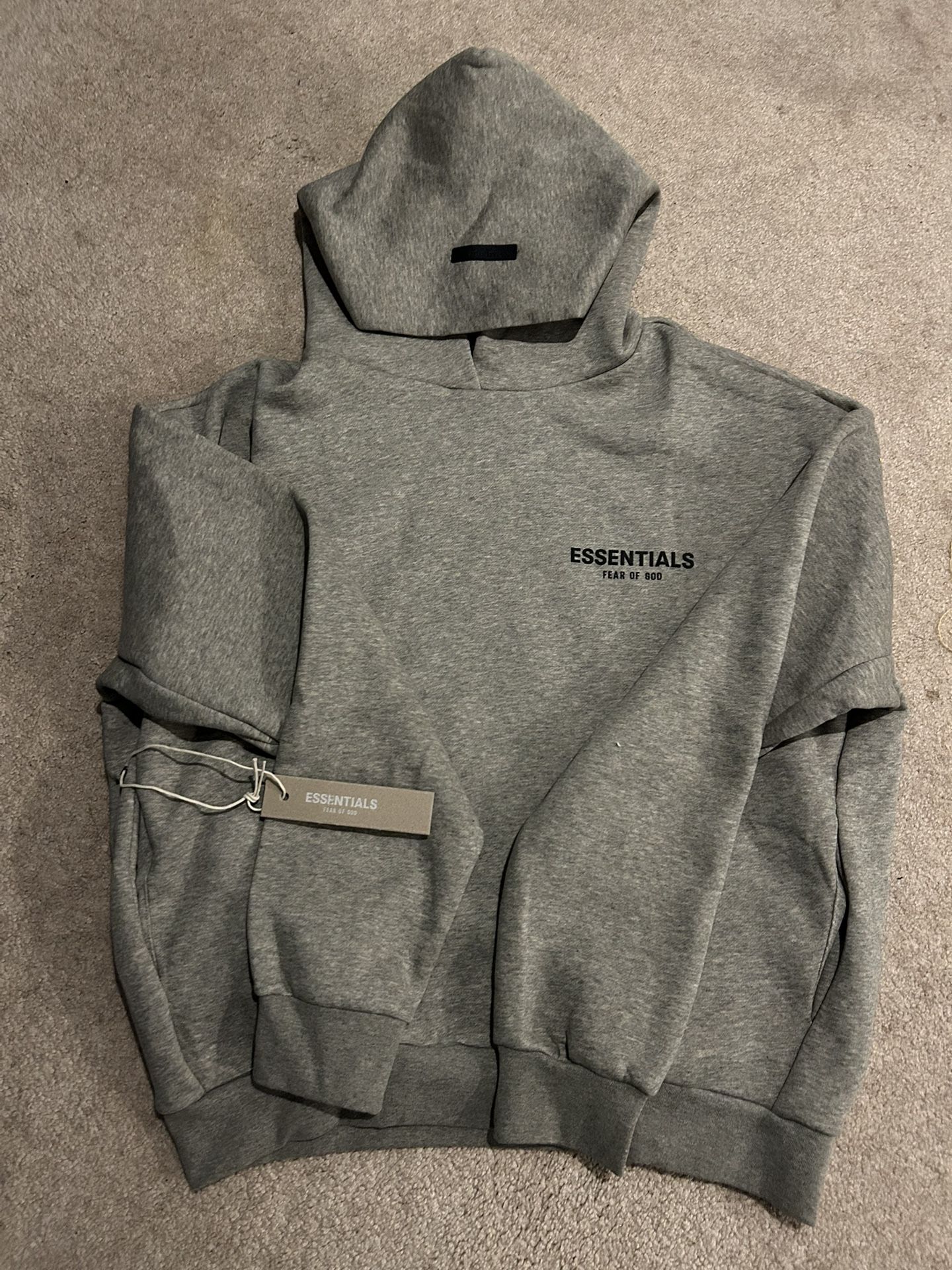Gray Essentials Hoodie