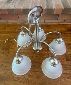 Modern Chrome Chandelier Brand New