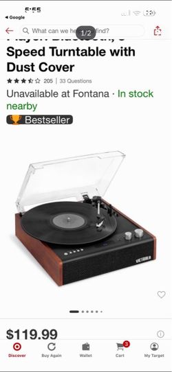 Victrola Brighton Record Player: Bluetooth,