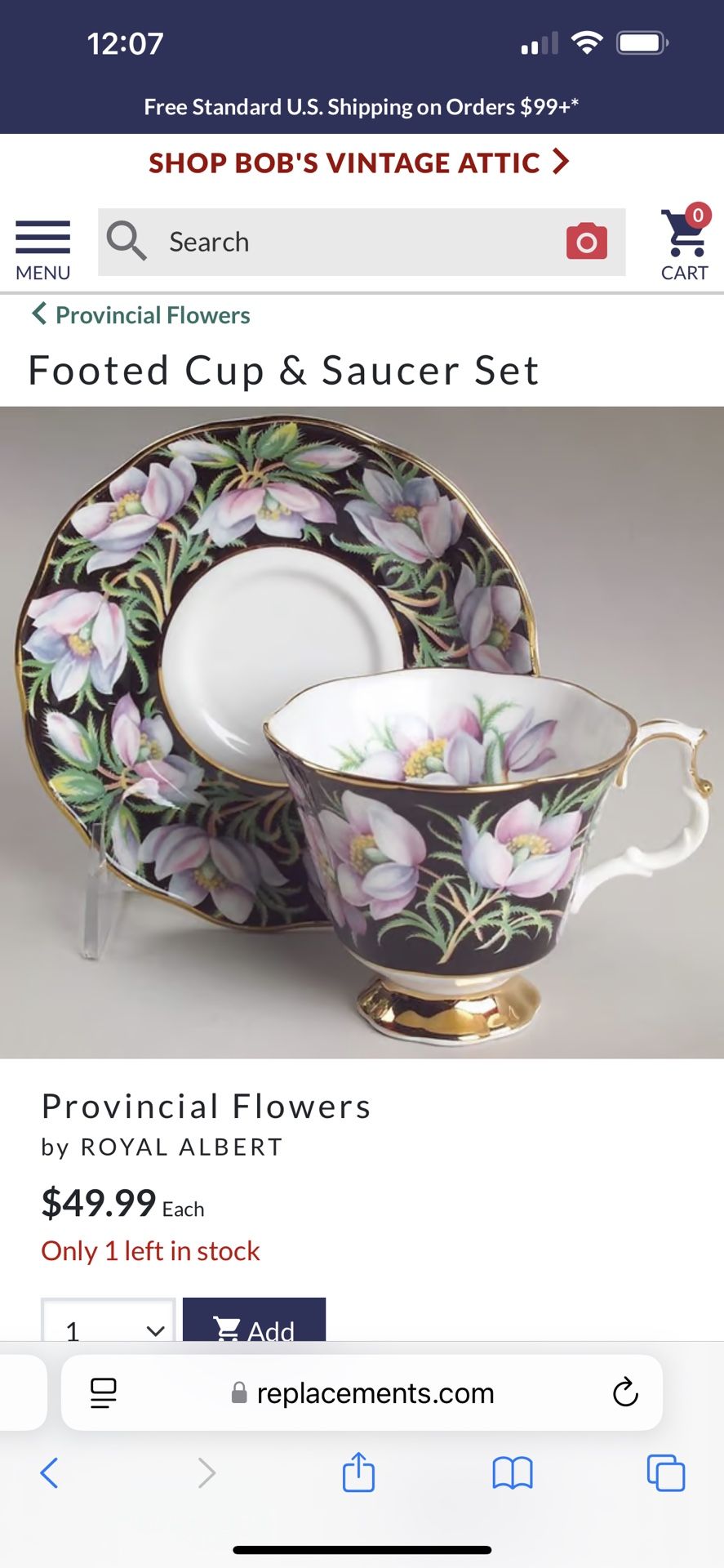 Bone China, England