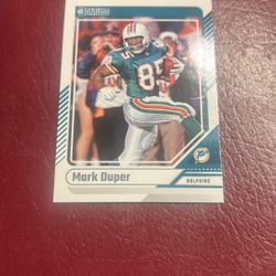 2024 Panini Donruss Mark Duper football trading card. 