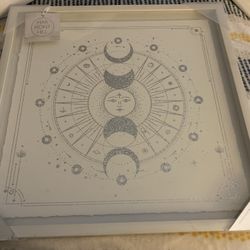 Beautifully Framed Sun/moon Art