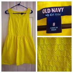 Very Cute Yellow Old Navy Dress $10