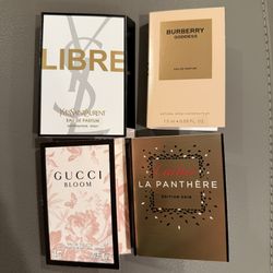 Gucci, YSL, Cartier, Burberry Perfume Sample Authentic