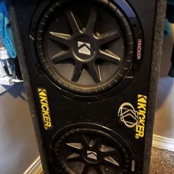 Black 12” Speakers 