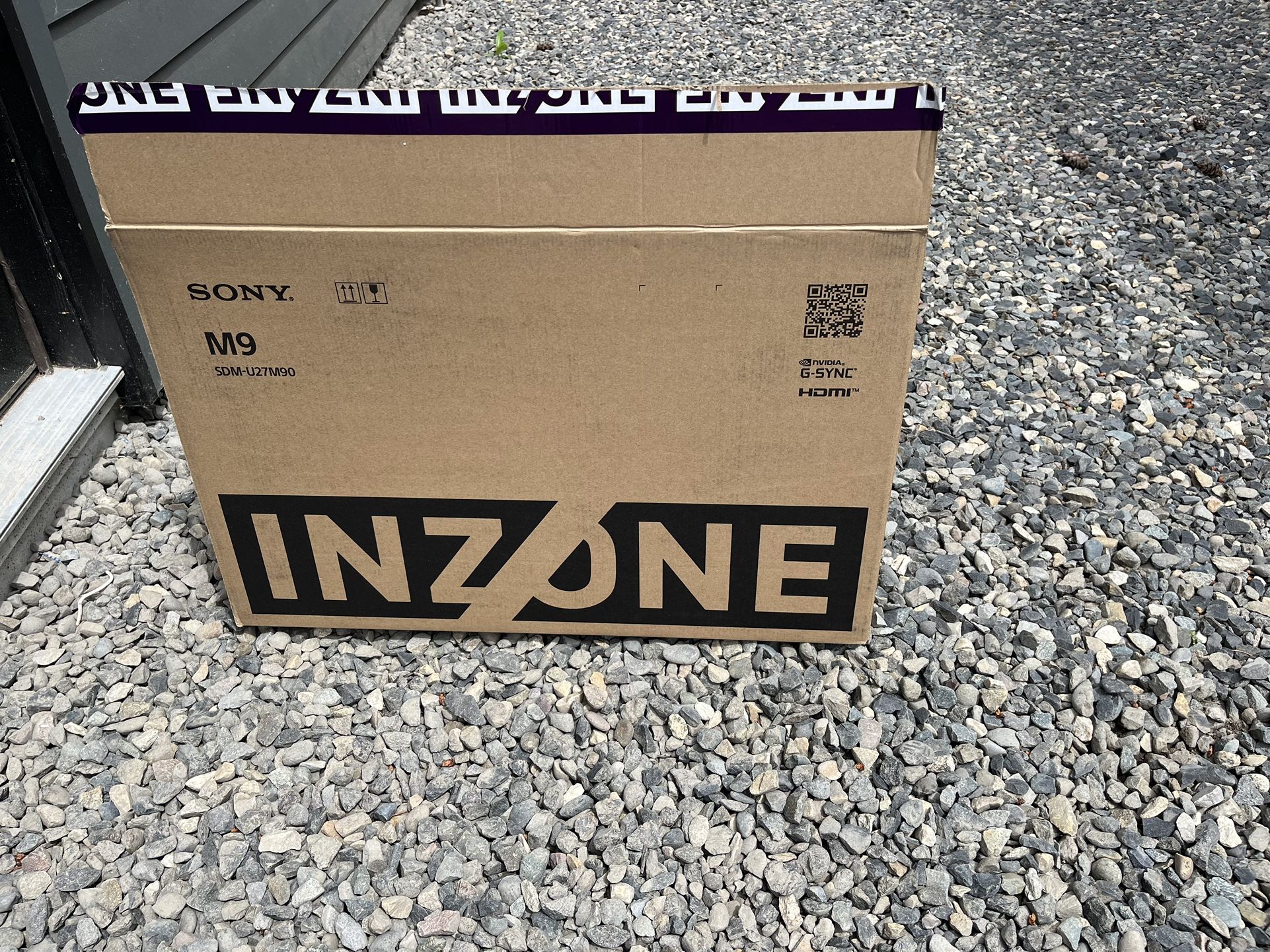 Sony Inzone M9 Gaming Monitor (screen damage, still works)